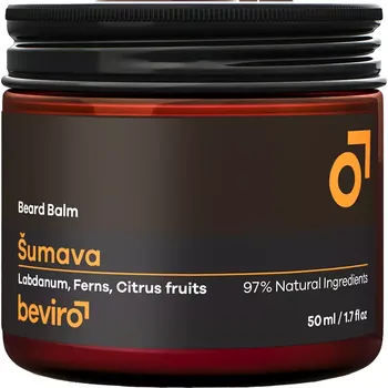 Péče o vousy Beviro Beard Balm Šumava 50 ml - Vyživující balzám na vousy s vůní Šumavy