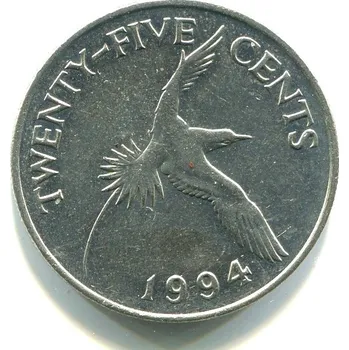 BERMUDY. 25 cents 1994.
