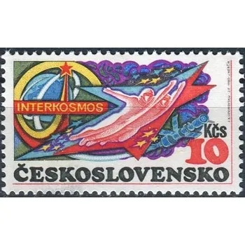 Poštovní známka Českosloveská pošta (1980) č. 2434A ** - Československo - Interkosmos