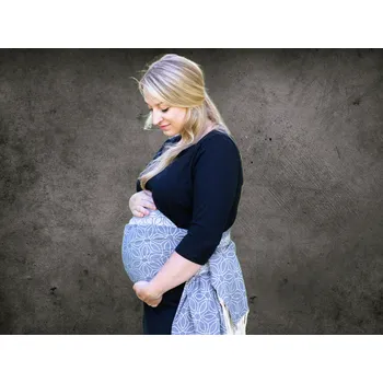 Těhotenské spodní prádlo Loktu She Fraktál Indaco - rebozo