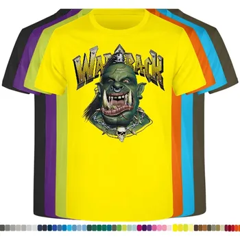 Pánské tričko panske-levne-bavlnene-tricko-digi-potisk-warcraft Barva: Yellow - žlutá, velikost: XS