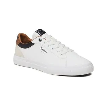 Dámská obuv Sneakersy Pepe Jeans Kenton Court PMS30839 Bílá 45