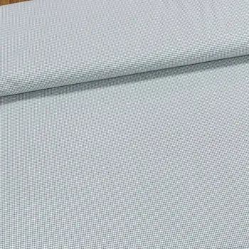 Košilovina bavlněná / batist, drobná šedo-bílá kostička, š.150cm (látka v metráži)