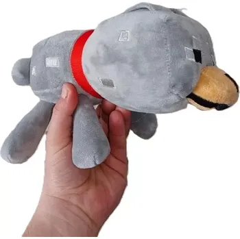 plyšák Plyšová hračka minecraft Wolf