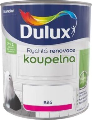 Akzo Nobel Dulux rychlá renovace Koupelna 0,75l Barva: Bílý