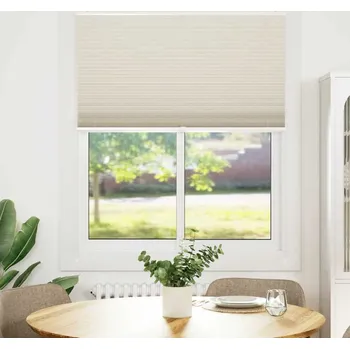 Roleta vidaXL Plisované žaluzie / rolety Plisse 100 x 125 cm - [240642] Barva: krémová