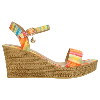 Dámské sandále Barevné Dámské Sandály Na Klínku Wojas 7602250 38