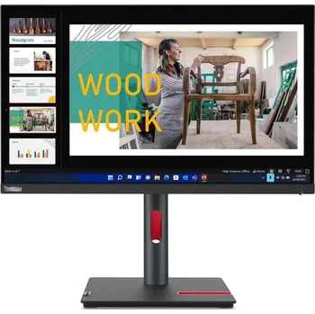 Počítač Lenovo ThinkVision P24q-30 23,8" LED monitor, 23,8", IPS, 2560×1440, 16:9, 300cd/m2, 1000:1, 4ms, 2× DisplayPort, 1× HDMI, 4× USB, RJ-45, Pivot, černý, energ. tř. E 63B4GAT6EU