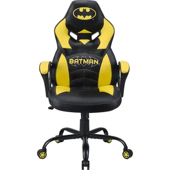 Herní židle Batman Junior Gaming Seat Herní židle, dětská, nosnost 120kg, PU kůže, černo-žlutá SA5573-B2