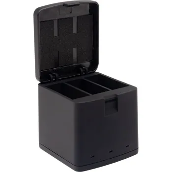 PATONA nabíjecí box pro 3 baterie GoPro Hero 9/10/11/12 Nabíječka, pro 3 baterie, kompatibilní s GoPro Hero 9, Hero 10, Hero 11, Hero 12, pro AHDBT901, ADBAT001, ADDBD-211, USB-C PT1795