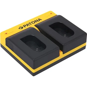 PATONA pro 2 baterie Panasonic DMW-BLK22 Nabíječka, pro fotoaparáty, pro 2 baterie, micro USB, kompatibilní s Panasonic DMW-BLK22 PT191697