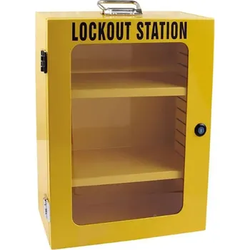 Úložný box Lockey Přenosný LOTO box na zámky LOCKOUT TAGOUT - 600mm x 1000mm x 200mm