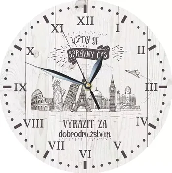 Dekorační hodiny pro cestovatele - Dobrodružství