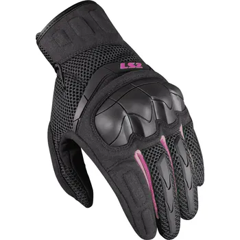 Moto rukavice LS2 KUBRA LADY GLOVES BLACK PURPLE - M