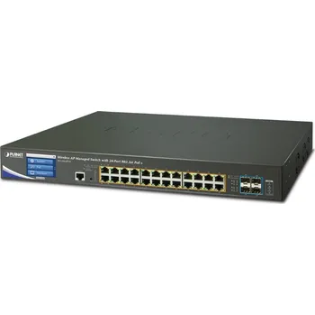 Síťový prvek Kontroler PLANET WS-2864PVR Kontroler, pro správu až 64 AP, 4x 10Gb SFP+, 24x 1Gbps, PoE 802.3at 400W, L3 Web/SNMP, VLAN, ACL, IGMP WS-2864PVR