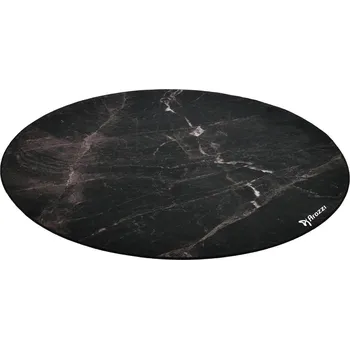 Podložka pod nábytek Arozzi Zona Floor Pad Black Marble Podložka pod židli, ochranná, na podlahu, kruhová, průměr 121cm, černý mramor AZ-ZONA-PAD-BKM