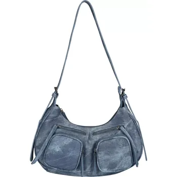 Dámská stylová kabelka Enrico Benetti Chloë 66776 – modrá, jeansblue, kapsy, originální, stylová, umělá kůže | Cooltovka.cz