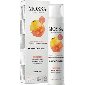 Pleťový krém MOSSA NOČNÍ KRÉM S VITAMÍNEM C, GLOW COCTAIL, 50 ml