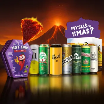 Chips Domácí pivotéka Hot Chip Challange 2 + 7 ležáků