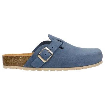 Dámské žabky Modré Pantofle Mules Na Korkové Podešvi Wojas 7414866 37