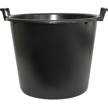 Dóza na potraviny Káď 110 l černá s uchem