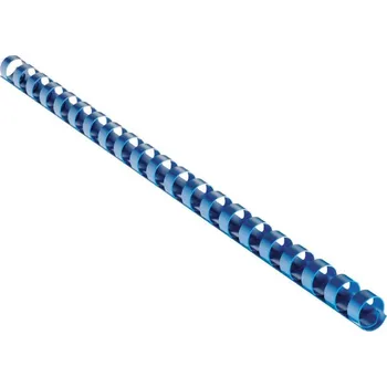 Eurosupplies plastový hřbet 10mm modrý Plastový hřbet, A4, 10mm, modrý, 100ks LAMRE21DR10B