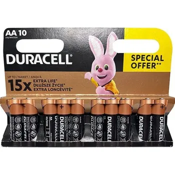 Článková baterie DURACELL Basic AA 10 ks