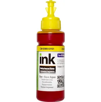 ColorWay za Epson T6734 žlutá Inkoustová náplň, neoriginální, kompatibilní s Epson T6734, pro Epson Stylus Photo L 1800, 800, 805, 810, 850, 100ml, žlutá CW-EW810Y01