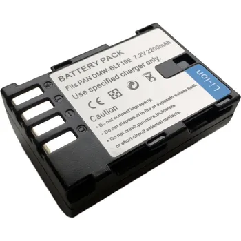 Baterie TRX pro Panasonic 2200mAh Baterie, pro fotoaparát, 2200mAh, Li-Ion, pro Panasonic Lumix DMC-GH3, GH3A, GH3AK, GH3GK, GH3H, GH3HGK, GH4A, GH4H, kompatibilní s DMW-BLF19 TRX-BLF19