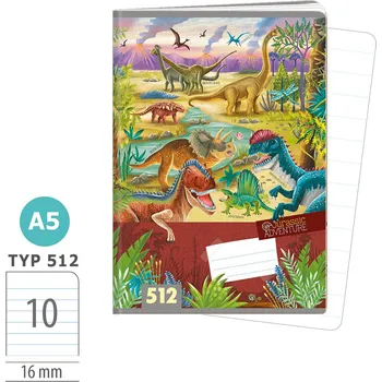 Sešit ARGUS Sešit A5 TYP 512 Jurassic ADVENTURE 15910388