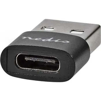 Elektrická zásuvka Nedis CCGB60920BK Adaptér, zástrčka USB 2.0, zásuvka USB-C, černý CCGB60920BK