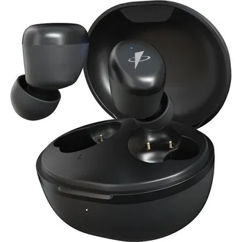 Sluchátka Fenda F&D E1 černý Headset, bezdrátový, do uší, Bluetooth, mikrofon, dobíjecí box, černý E1 (black)