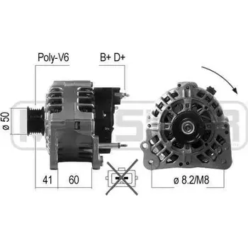 Alternátor ERA Alternátor ERA 210488A + DOPRAVA ZDARMA!