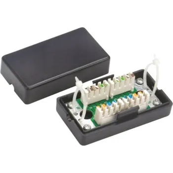 Počítač Spojka DATACOM UTP cat.5e LSA černá Spojka, zářezová, UTP, cat.5e, LSA, černá 4230