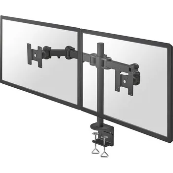 Monitor Neomounts FPMA-D960D Držák, VESA, stolní, pro 2 ploché monitory, úhlopříčka 10"–27", náklon 180°, otáčení 180°, rotace 360°, nosnost 16kg, černý FPMA-D960D