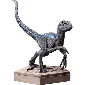 Figurka Soška Jurassic World Icons - Velociraptor Blue 9 cm