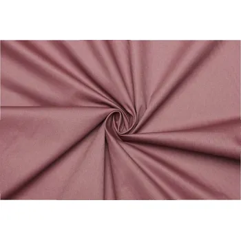 Bavlněná kostýmová látka se saténovou úpravou elastická - Tmavě starorůžová