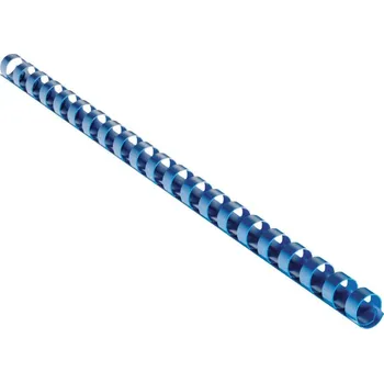 Eurosupplies plastový hřbet 19mm modrý Plastový hřbet, A4, 19mm, modrý, 100ks LAMRE21DR19B