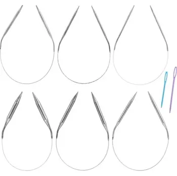 Jehlice Sada kruhové jehlice 60 cm - 6 ks