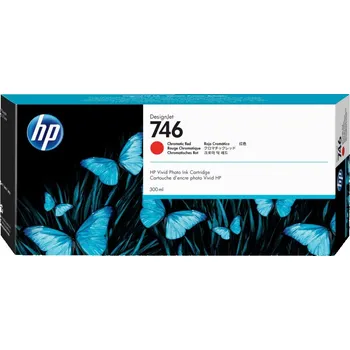 HP 746 (P2V81A) chromatická purpurová Inkoustová náplň, originální, pro tiskárny HP DesignJet Z6, Z9+, 300ml, chromatická purpurová P2V81A