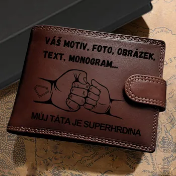 Peněženka eshoppoint Pánská kožená peněženka PREMIUM Hnědá