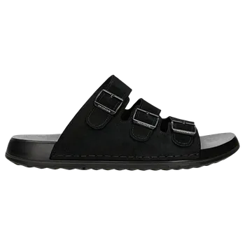Pánské žabky Černé Pánské Pantofle Se Třemi Přezkami Wojas 3203321 42