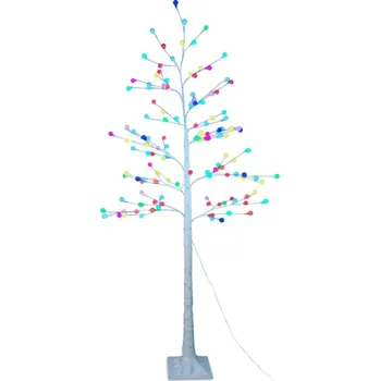 Vánoční dekorace IMMAX NEO LITE Smart vánoční LED strom LED osvětlení, vánoční strom, RGB+CW, Wi-Fi, TUYA, 180cm 07750L