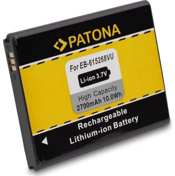 Baterie pro mobilní telefon Baterie PATONA pro Samsung 2700mAh Baterie, pro mobilní telefon, EB-615268VU, EB615268VU, 2700mAh, 3.7V, Li-Ion, Samsung N7000 Galaxy Note i9220, i889, i9228 PT3002