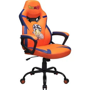 Herní židle Dragonball Z Super Saiyan Junior Gaming Seat Herní židle, dětská, nosnost 100kg, PU kůže, oranžovo-modrá SA5573-D6