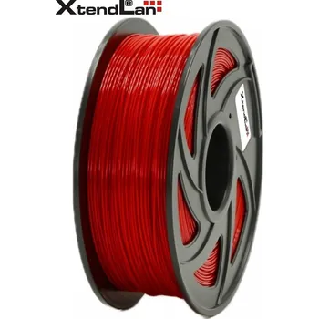 Filament XtendLan filament PETG červený Plastické vlákno, pro 3D tisk, PETG, průměr 1,75mm, hmotnost materiálu 1kg, červené 3DF-PETG1.75-RD 1kg