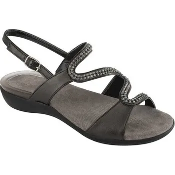 Dámská zdravotní obuv Scholl LINKOL černé dámské zdravotní sandály se stélkou Gelactiv