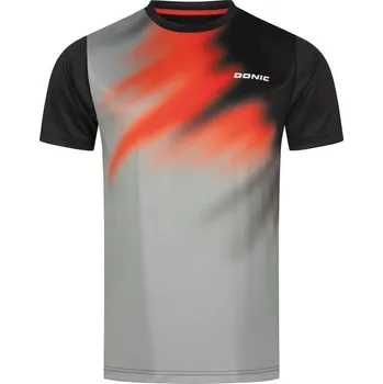 Tričko DONIC Furious šedá/červené šedá/červená XL