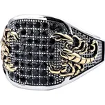 Steel Edge Prsten z chirurgické oceli se zirkony WJHZ1839 Velikost: 72