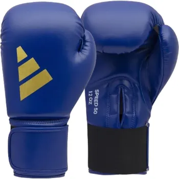 Boxerské rukavice Boxerské rukavice Adidas Speed 50 - modro/zlaté - ADISBG5060350 Velikosti: 14 oz